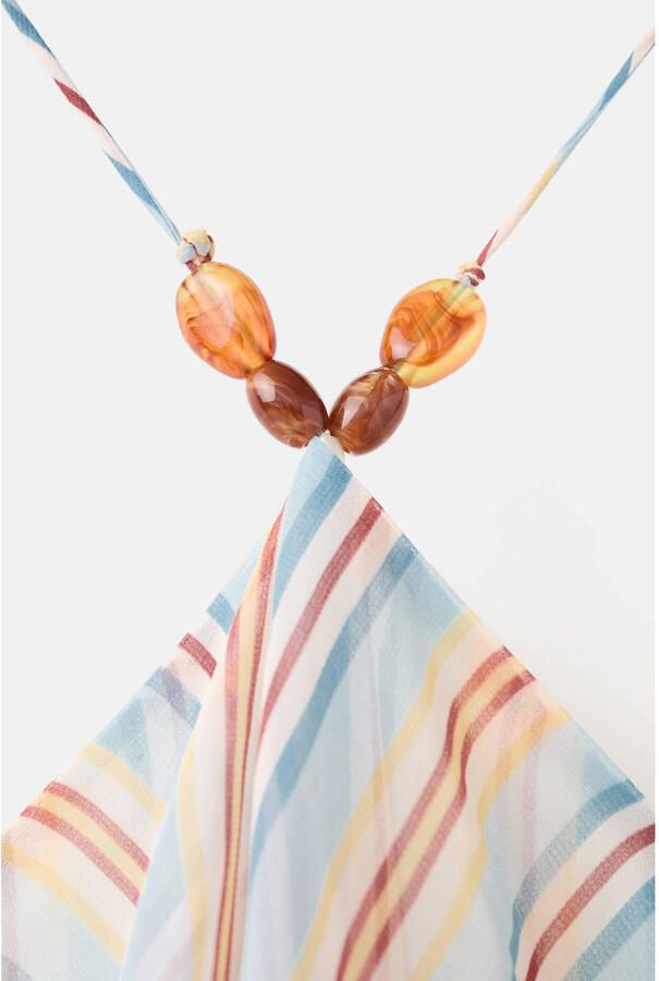 Mango gestreepte maxi jurk multi - Foto 2