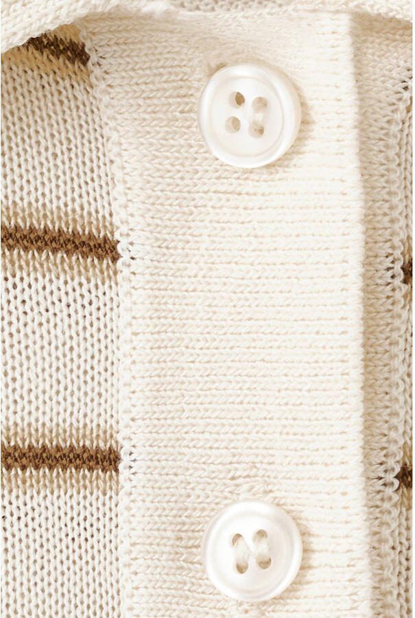 Mango gestreepte polo beige - Foto 2