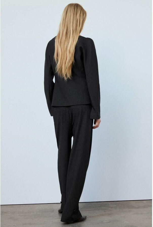 Mango getailleerde blazer antraciet - Foto 2