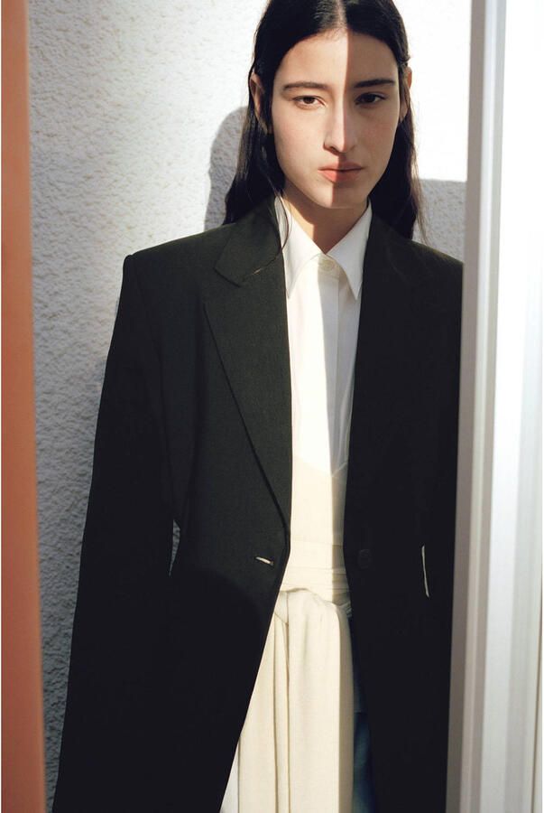Mango getailleerde blazer zwart - Foto 3