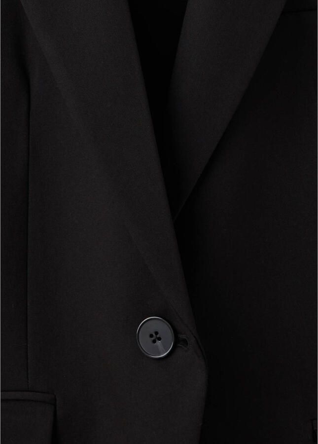 Mango getailleerde blazer zwart - Foto 3