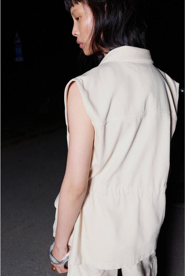 Mango gilet beige - Foto 3