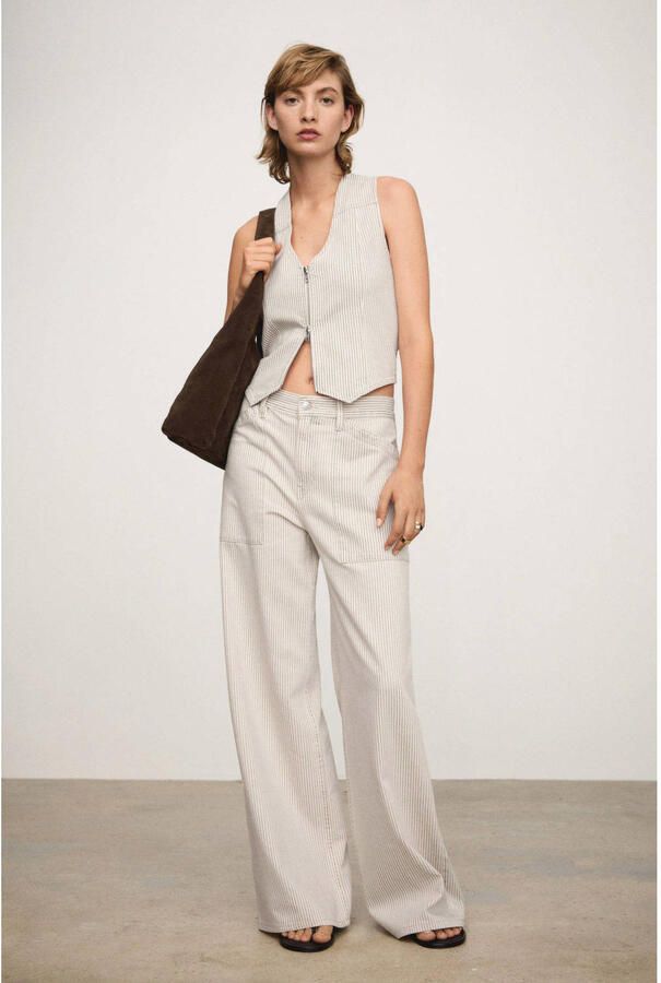 Mango gilet ecru