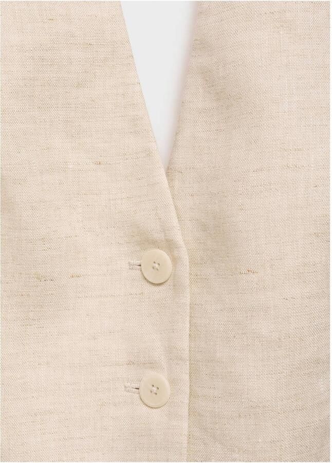 Mango gilet ecru - Foto 2