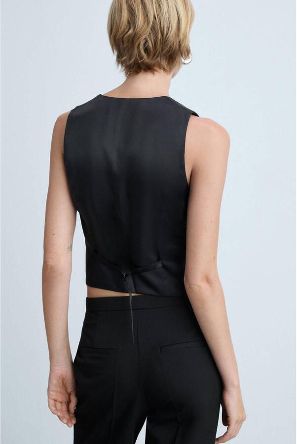 Mango gilet zwart