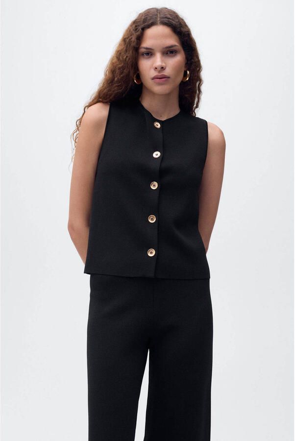Mango gilet zwart