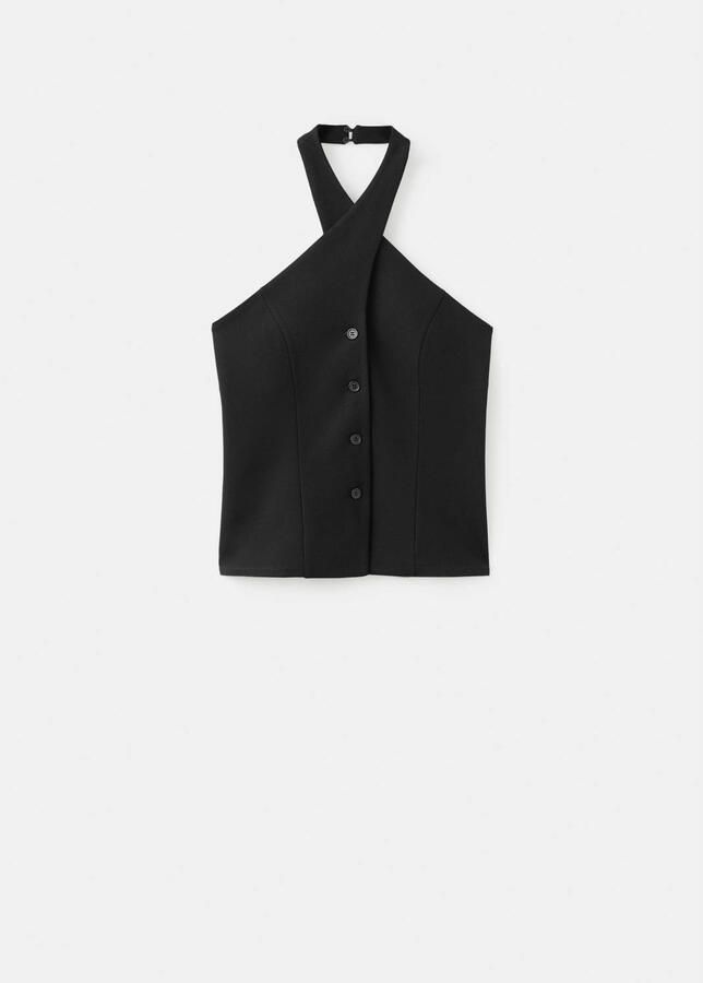 Mango gilet zwart - Foto 3