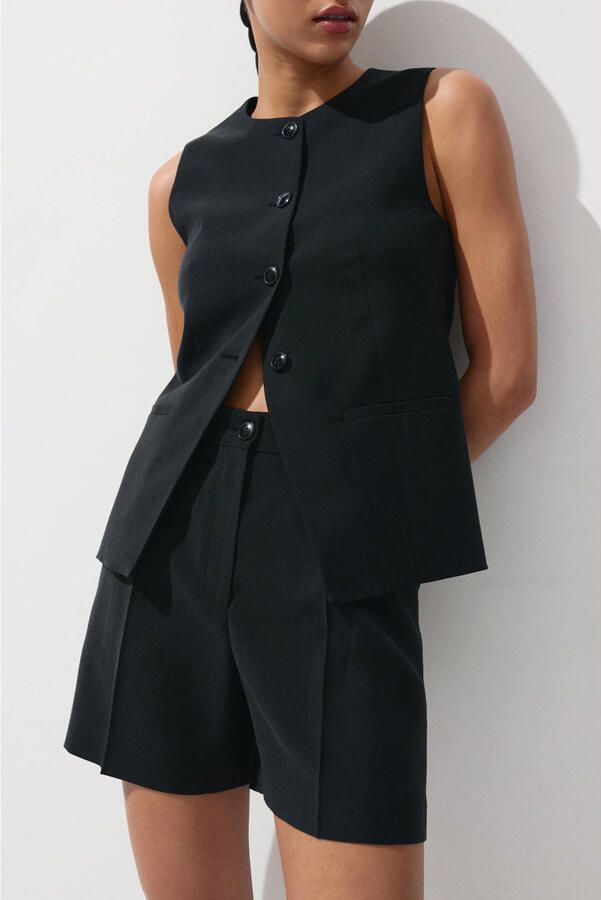 Mango gilet zwart