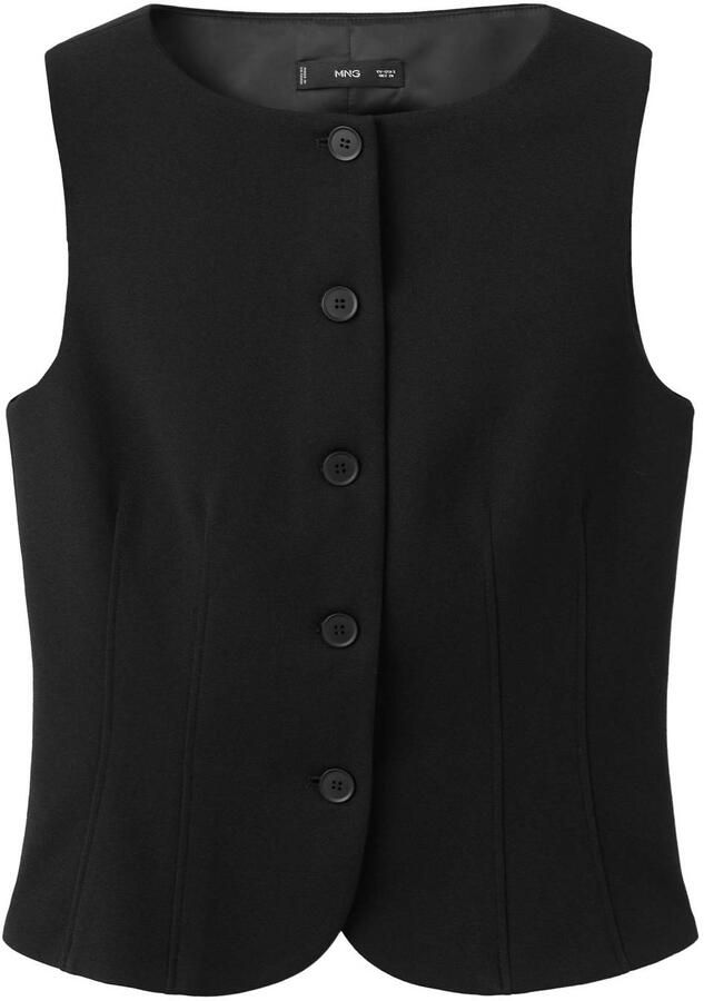 Mango gilet zwart - Foto 2