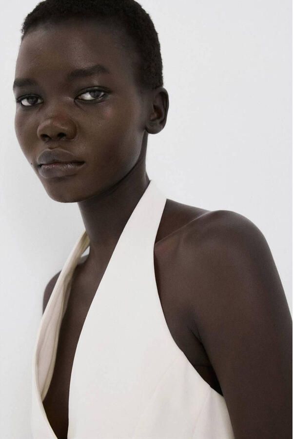 Mango gilet top ecru - Foto 3
