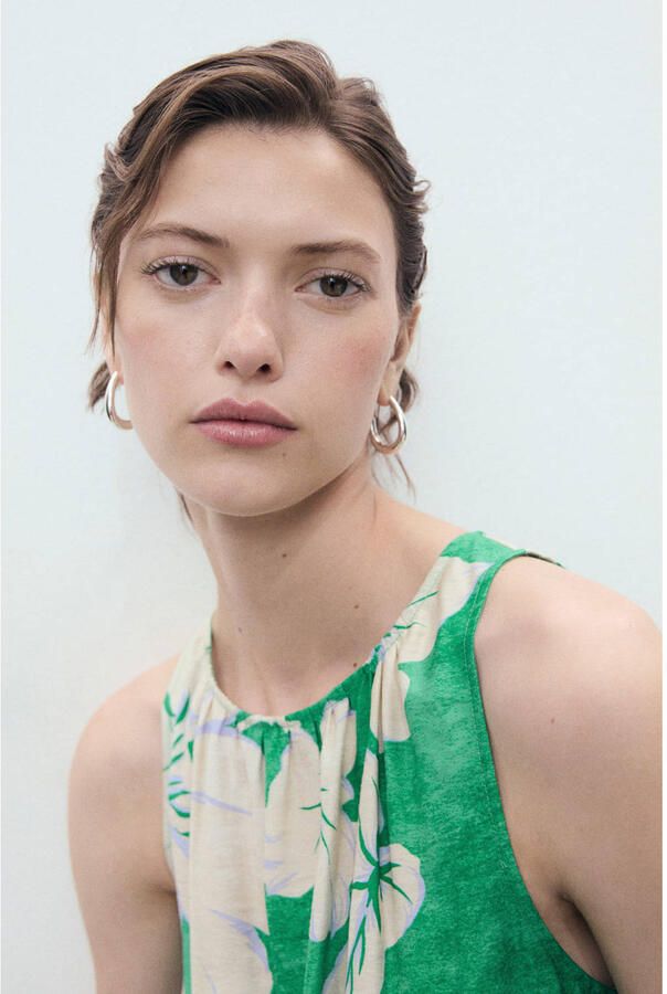 Mango groen jumpsuit - Foto 3