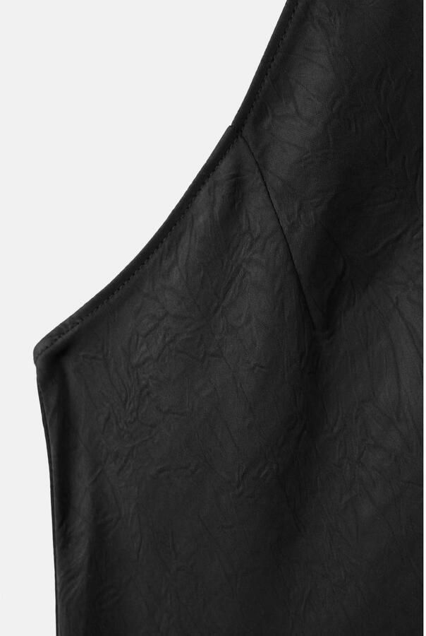 Mango halter maxi jurk zwart - Foto 2