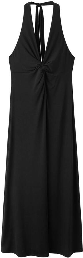 Mango halter midi zomerjurk zwart - Foto 3