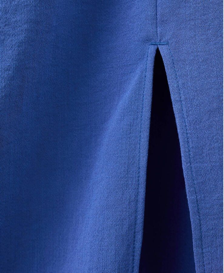 Mango halterjurk blauw - Foto 2