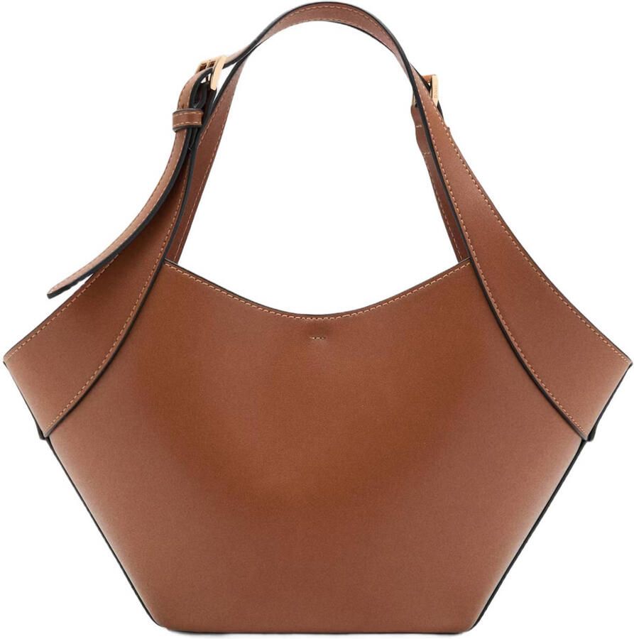 Mango handtas bruin