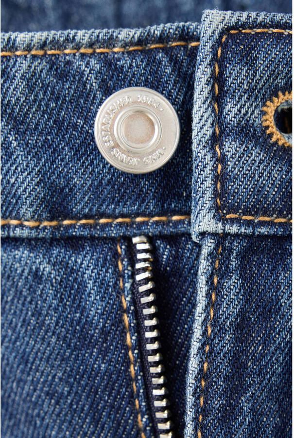 Mango high waist regular fit jeans mediumblauw - Foto 2