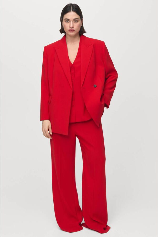 Mango high waist flared broek