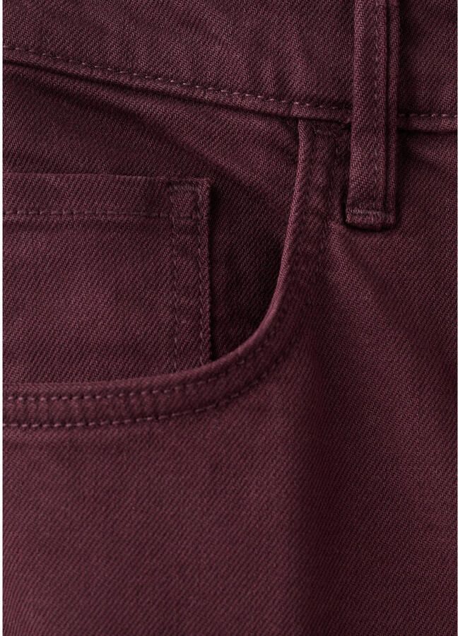 Mango high waist flared jeans donkerrood - Foto 2