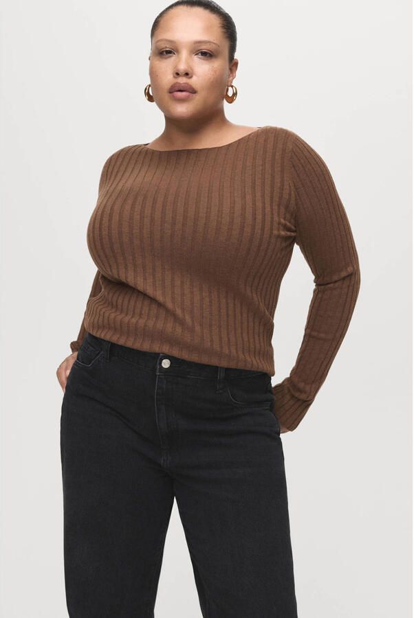 Mango high waist flared jeans grey denim - Foto 3