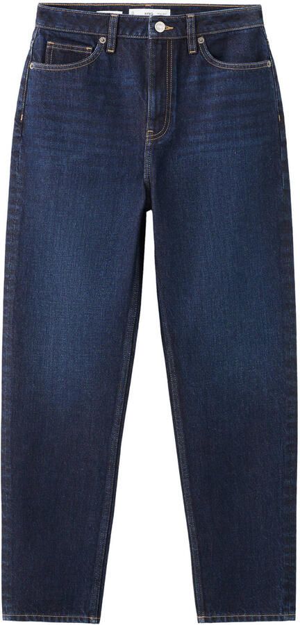 Mango high waist slim fit jeans dark blue denim - Foto 2