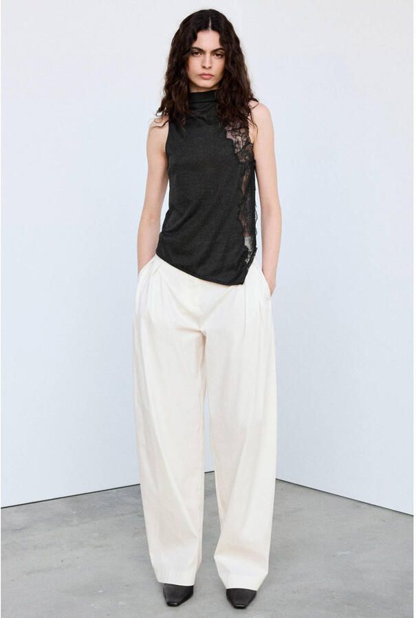 Mango top zwart