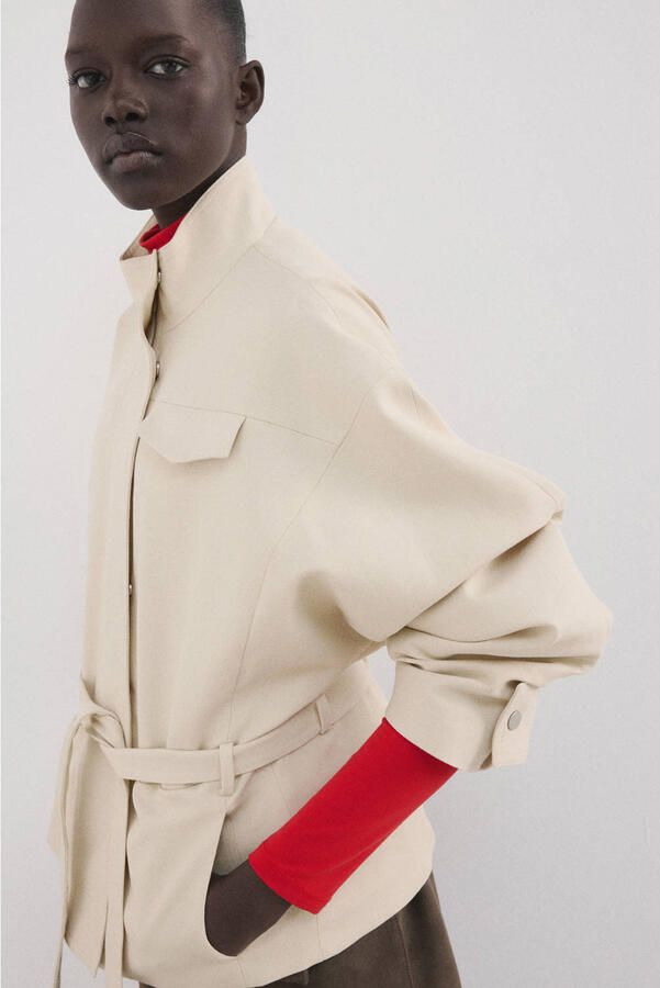 Mango jasje beige
