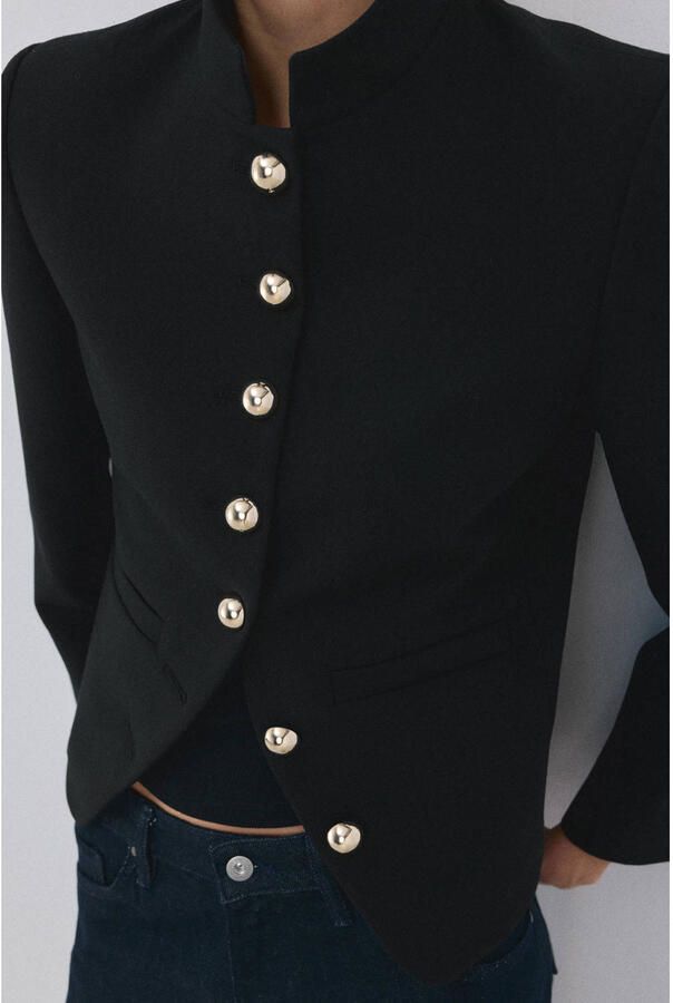 Mango jasje zwart - Foto 3