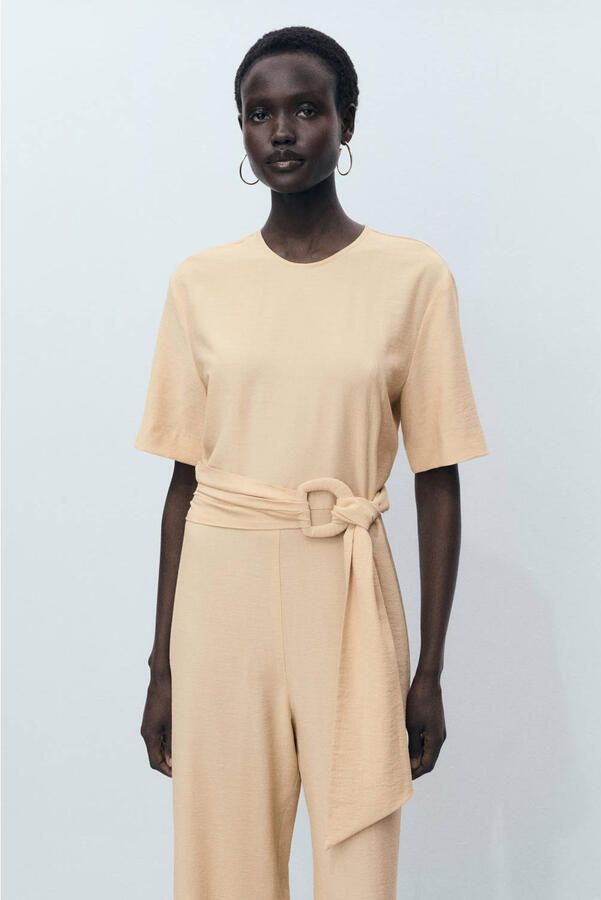 Mango jumpsuit beige - Foto 1