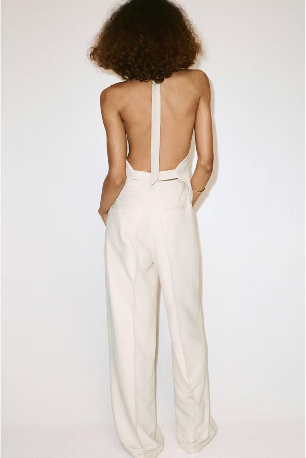 Mango jumpsuit beige - Foto 3