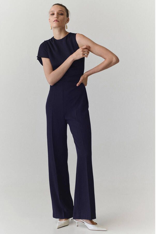Mango jumpsuit blauw