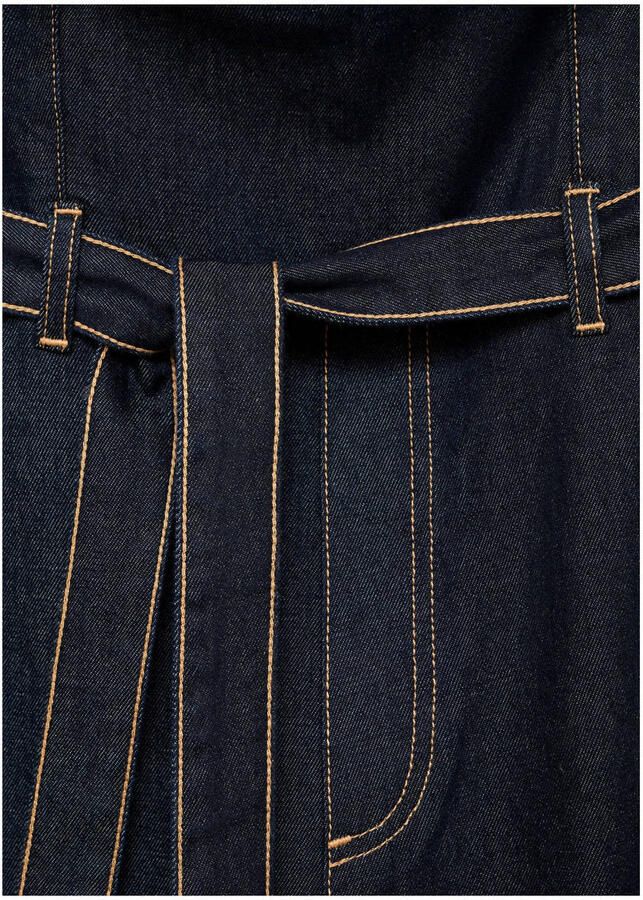 Mango jumpsuit dark blue denim - Foto 2