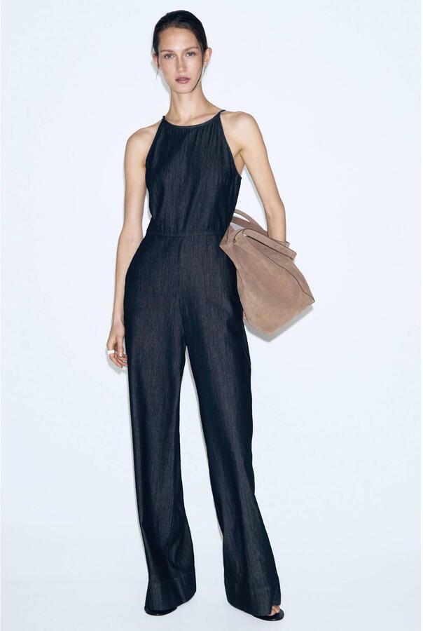 Mango jumpsuit dark blue denim - Foto 2