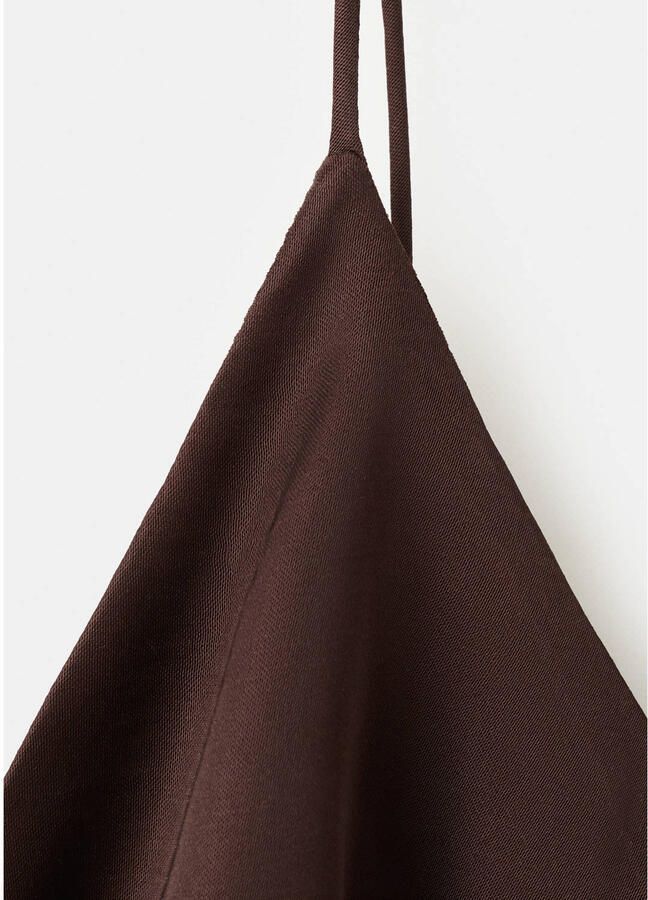 Mango jumpsuit donkerbruin - Foto 3