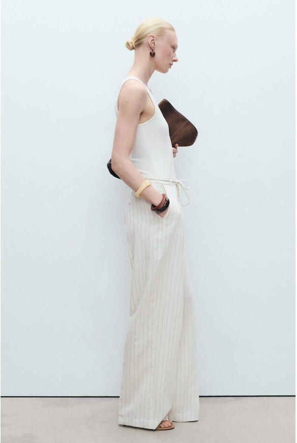 Mango jumpsuit ecru - Foto 3