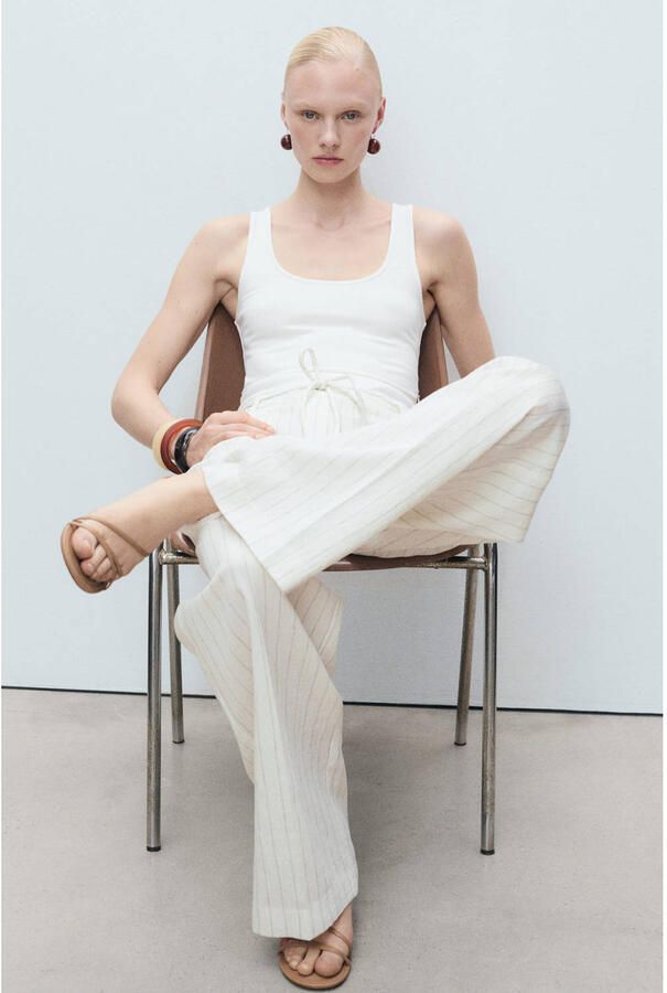 Mango jumpsuit ecru - Foto 2