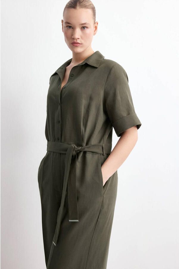Mango jumpsuit kaki
