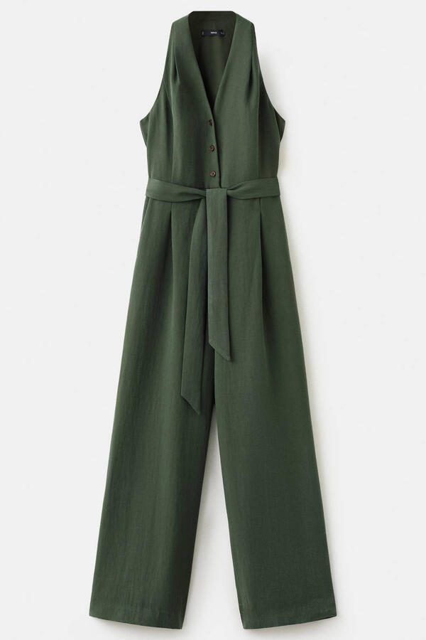 Mango jumpsuit kaki - Foto 3