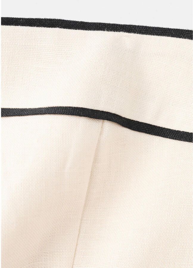 Mango jumpsuit linnen crème - Foto 2