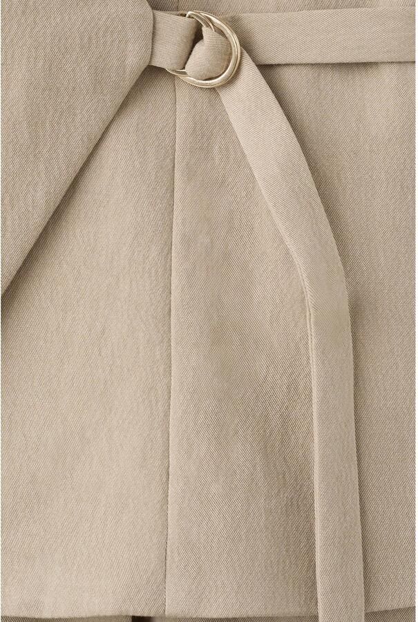 Mango jumpsuit met ceintuur beige - Foto 2