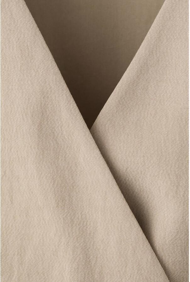 Mango jumpsuit met ceintuur beige - Foto 3