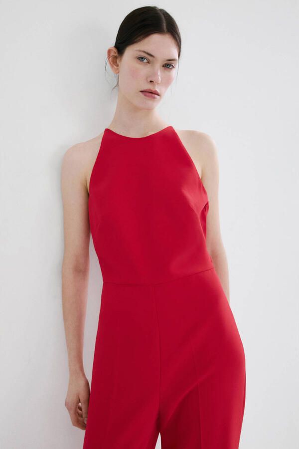 Mango jumpsuit rood