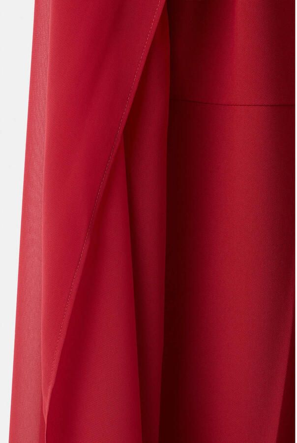Mango jumpsuit met cape rood