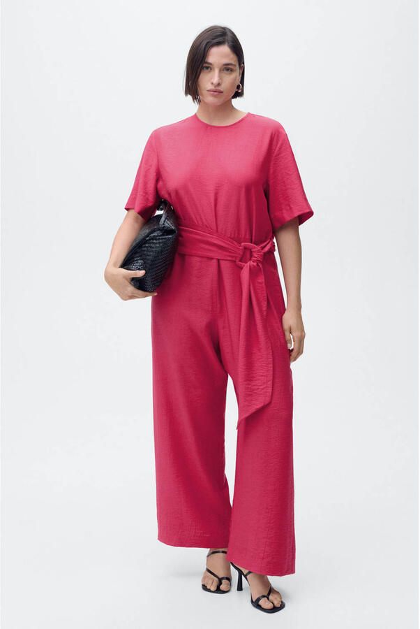 Mango jumpsuit roze - Foto 2