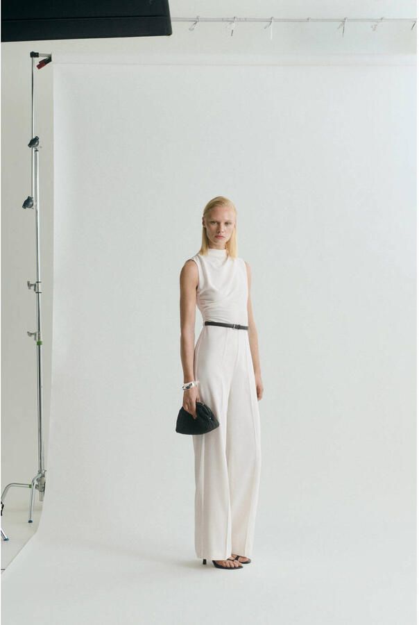 Mango Jumpsuit wit - Foto 2