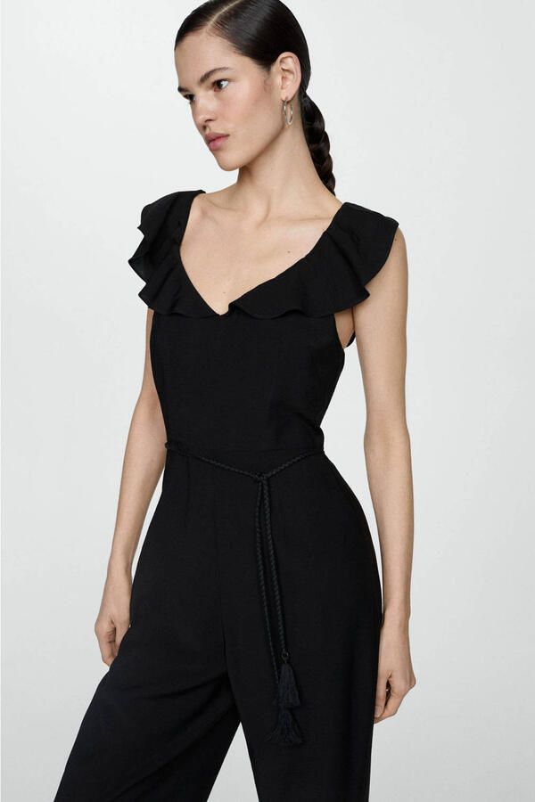 Mango jumpsuit zwart