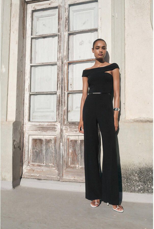 Mango jumpsuit zwart - Foto 3