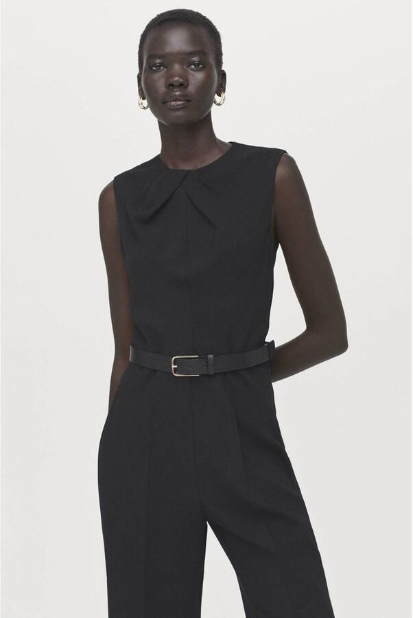 Mango jumpsuit zwart