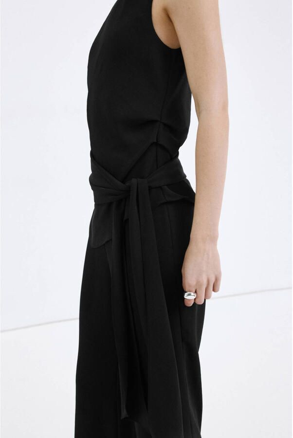 Mango jumpsuit zwart - Foto 3