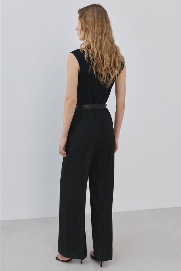 Mango jumpsuit zwart - Foto 2