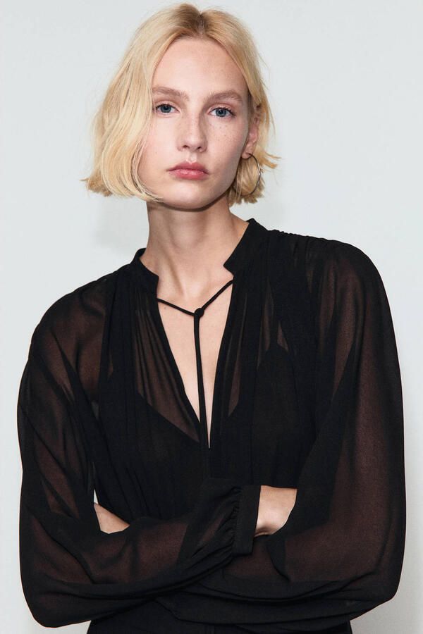 Mango jumpsuit zwart